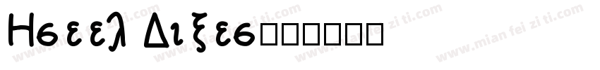 Greek Diner字体转换